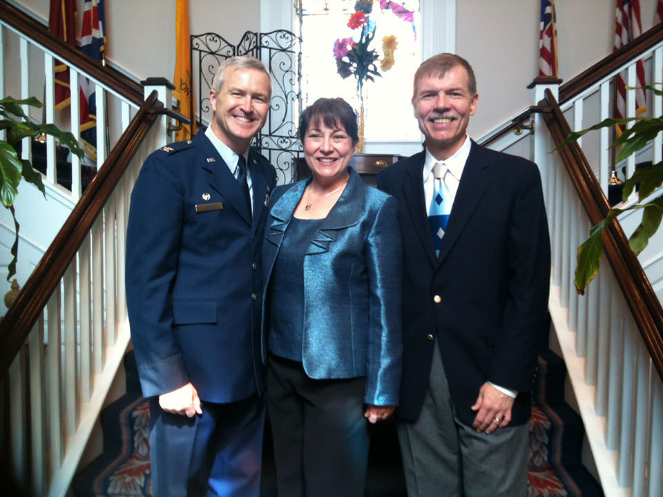 WIth Col. Larry H. Lang, 2012