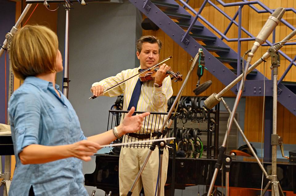 JoAnn Falletta and Michael Ludwig record American Rhapsody with the LSO