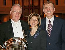 David Wick, JoAnn Falletta and Kenneth Fuchs